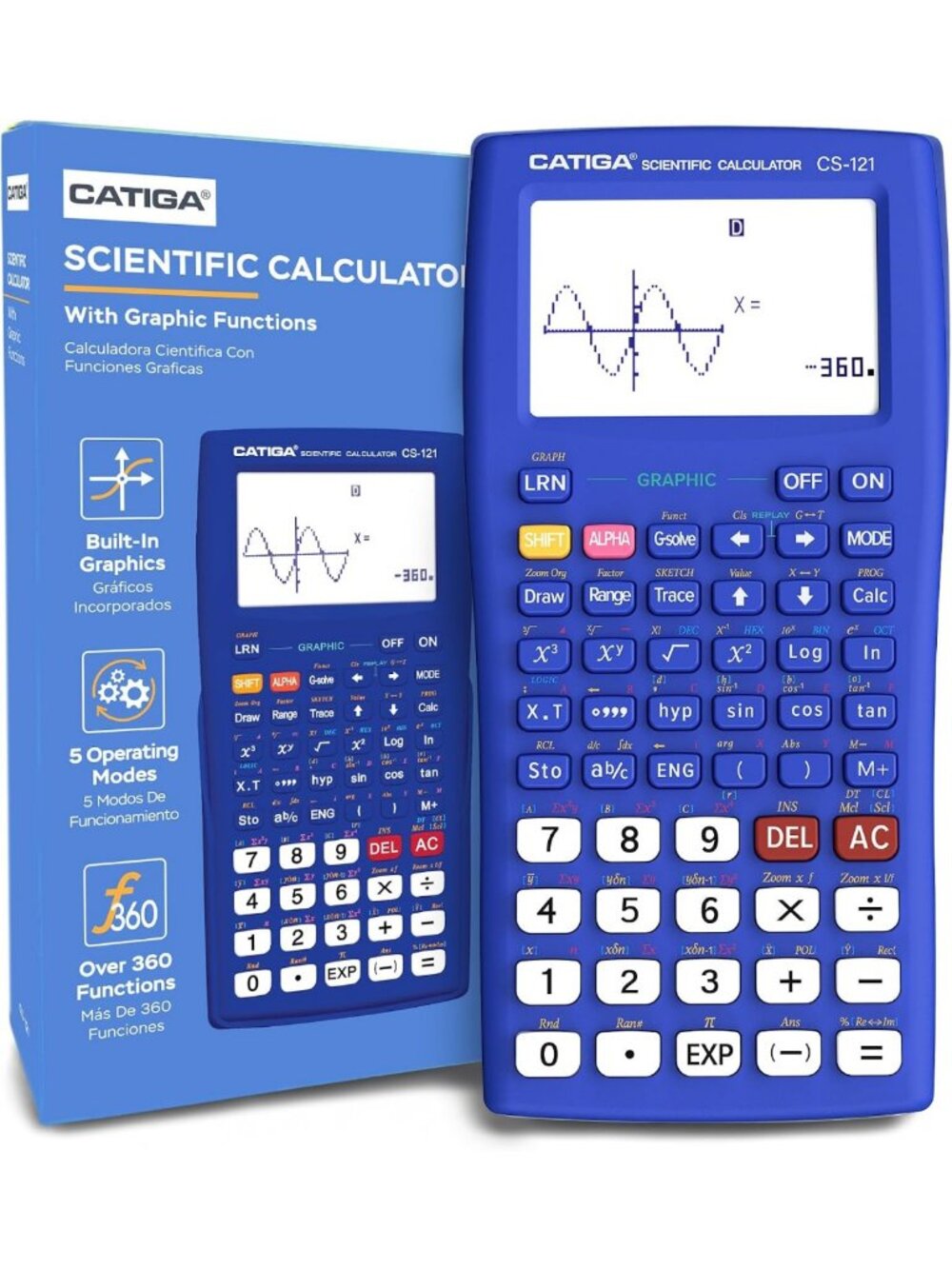 Graphic Scientific Calculator - Multiple Modes, Intuitive Interface for Students